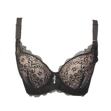 贝婷娜 深V超聚拢<em>女士</em>小<em>胸罩</em>女式3/4<em>罩杯</em>可拆