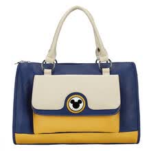 士尼米奇包包2014新品PU韩版撞色两用<em>女包A</em>