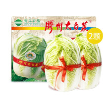 绿源禾心（LVYUANHEXIN）胶州大白菜约5kg 2颗礼盒装产地直发顺丰配送叶菜蔬菜火锅食材