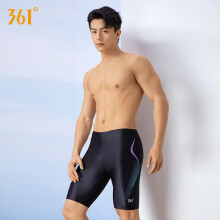 361°游泳裤男士泳衣舒适防尴尬五分平角速干不贴身温泉专业训练装备