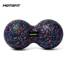 MOTOFIT筋膜花生球 瑜伽按摩放松球 颈部肩部背部深层肌肉筋膜球 大号花生球（蓝红色）