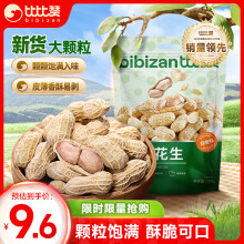 比比赞（BIBIZAN）龙岩花生蒜香味500g袋装 每日坚果炒货带壳干果小吃休闲零食品