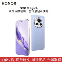 荣耀Magic6 单反级荣耀鹰眼相机 荣耀巨犀玻璃 第二代青海湖电池 12GB+256GB 流云紫 5G商务AI手机