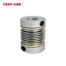 COUP-LINK波纹管轴器 LK6-C40(40X62)  铝合金联轴器 夹紧螺丝固定波纹管联轴器