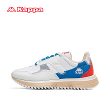 卡帕（Kappa）官方男鞋运动鞋春季厚底缓震老爹鞋 白蓝 42 