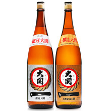 大关日本原装进口洋酒大关牌米酒金冠银冠日本酒清酒1.8L两瓶套装组合