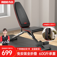 力动（RIDO）多功能哑铃凳健身椅子卧推飞鸟凳仰卧起坐辅助器健身器材TD32
