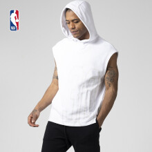 NBA 勇士队库里卫衣 助威系列 男子运动休闲时尚舒适无袖连帽卫衣 腾讯体育 M