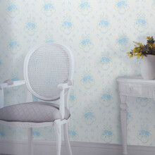 田园温馨碎花壁纸 墙贴 卧室 客厅壁纸 除甲醛环