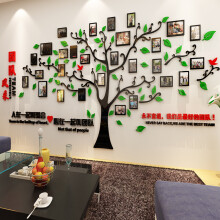 惠米 办公室装饰励志墙贴画公司企业文化照片墙团队标语3d立体墙贴纸 超大贴好高2.30米宽5.10米