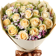 花朵朵 33朵玫瑰花束 全国鲜花速递同城花店送