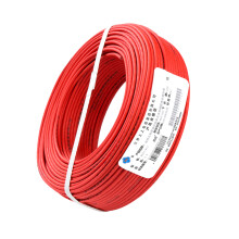 上上电缆 WDZA-BYJ-450/750V-2.5低烟无卤阻燃电线 红色 100米【按需生产 交货期20天】