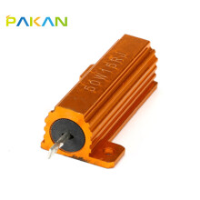 PAKAN  RX24黄金铝壳电阻  50W功率电阻 线绕固定电阻器 50W 15RJ 15欧姆 (1个)