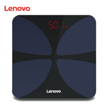 联想(lenovo)电子秤 体重秤 智能体重秤 hs03 微信app兼容 全包底机身