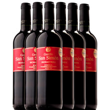 西班牙进口红酒 西莫红葡萄酒（半干）750ml *6瓶