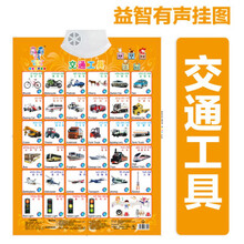 拼音字母表声母韵母整体认读音节语音发声有声挂图画看图认字交通工具