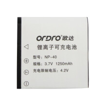 欧达 HDV数码摄像机专用锂电池 原装NP40 / NP120电池 座充 NP40原装电池