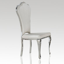 艾仕尼尔 餐椅 简约现代 不锈钢餐椅 酒店餐椅