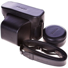 富士（Fujifilm） LC-Xpro1 真皮相机包 （富士X-PRO1专用） 黑色