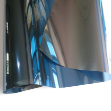慧萌隔热膜单向透膜紫外线遮光防晒太阳光房窗台镜面玻璃贴纸反光贴膜 蓝光隔热膜 0.5米宽每米价格