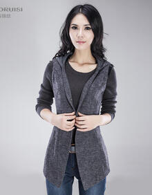 戈洛瑞丝女装上衣正品修身<em>毛呢</em>女中<em>长款马甲</em>外