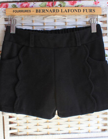 白领公社 <em>秋冬</em>新款<em>女士</em>呢子靴裤波浪毛呢<em>短裤</em>