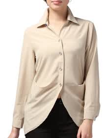 佰<em>贝莉</em>BUNPERLY<em>女装</em>秋装修身优雅衬衫 长袖