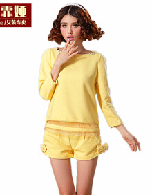 艾霏娅 2013<em>秋冬</em>新款韩版高档甜美网纱拼接时