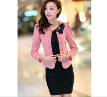 <em>秋装</em>韩版修身百搭小西装 <em>女时尚开衫</em>西服 休闲