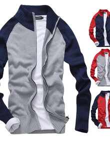 B<em>货到付款</em>古莱登 2013秋装新品针织<em>开衫</em>男毛