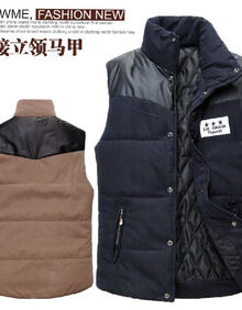 【支持<em>货到付款</em>】 2013秋冬新品棉衣 男士立领