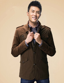 <em>海澜之家</em> 2013<em>秋装</em>新款 <em>男士</em>时尚休闲加厚夹克
