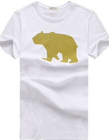 ONE-T凡兔 夏季新款短袖印花T恤男士时尚休闲