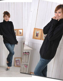 2013秋冬<em>孕妇</em>装 <em>孕妇</em>高领<em>毛衣</em> 韩版时尚可爱加