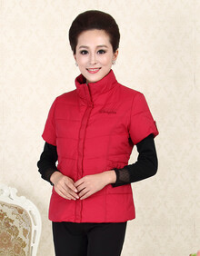 2013新款<em>羽绒</em>服女<em>羽绒马甲</em> 中老年<em>羽绒背心</em>妈