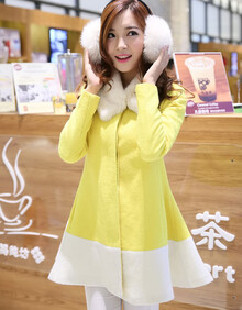 Arsul 2013冬装上新韩版昵子大衣<em>女斗篷外套</em>在