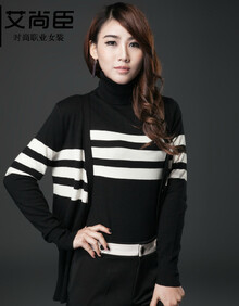 <em>艾尚</em>臣2013<em>秋装</em>新款韩版新品女装针织衫开衫