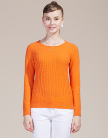 衣尚2013<em>秋冬</em>女装新款羊绒衫<em>套头</em>针织衫 <em>毛衣</em>