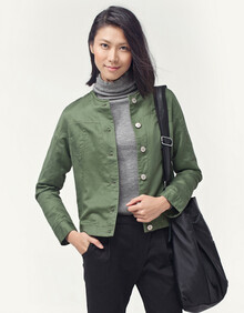 <em>艾米 AMII</em> 2013新款<em>女装</em>休闲百搭圆领棉麻长袖