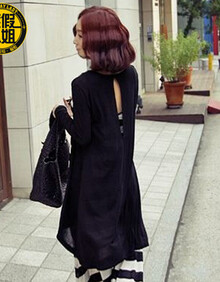 度假小姐<em>开衫</em>衣服<em>女装</em>韩版秋女服<em>中长款</em>上衣薄