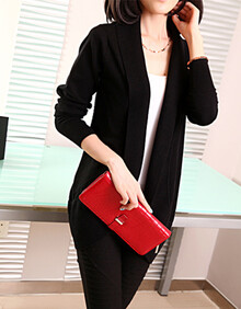 姿卡2014新款外套毛衣女 <em>欧洲站开衫</em>大码中长