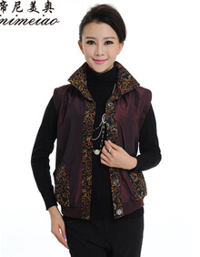 帝尼美奥 2013新款中老年<em>女装</em>秋装<em>马夹</em>中年妈