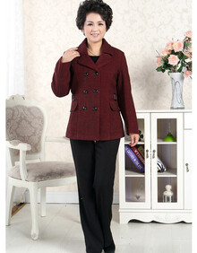 阿黛丝 2013新款秋装中<em>老年</em>女装<em>外套</em>中年女士