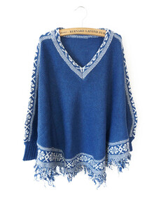 紫裳丽影 新款 民族风<em>长袖针织衫毛衣外套</em>蝙蝠