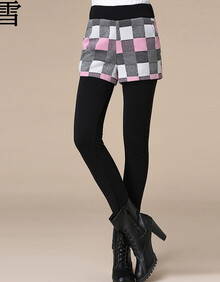 问雪 <em>2015秋冬</em>女装新款韩版加绒加厚大码<em>短裤</em>