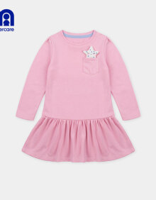 mothercare英国女婴连衣裙宝宝衣服新品长袖连衣裙女童 MC872QB681 MC872QB681 100cm(100/52)