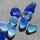 糖果蓝(3-5cm)颜色形状随机