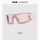 粉色粉镜+眼镜盒+眼镜袋