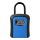 【金属盖】蓝带锁梁ABS密码盒