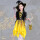 金色魔法裙L码（身高125-135cm）